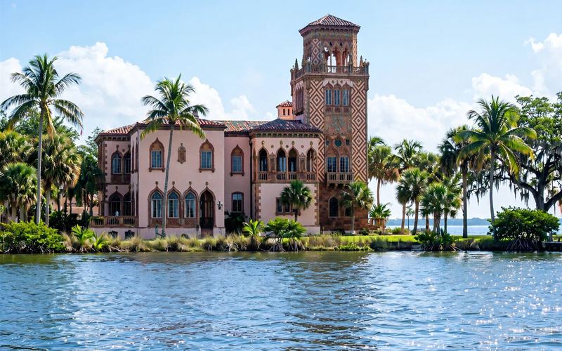 Ca' d'Zan mansion on Sarasota Bay